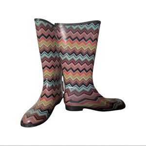 Missoni rain boots